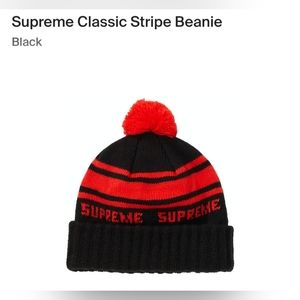 Supreme Classic Stripe Beanie FW18